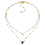 DKNY<sup>&reg;</sup> Double Pendant Necklace Gold